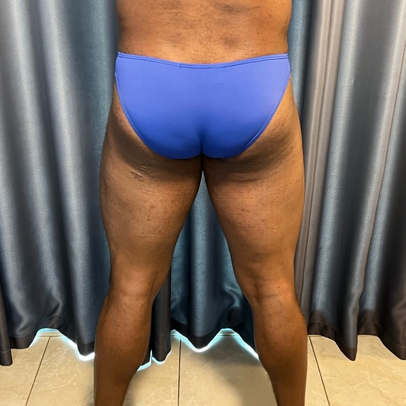 Mens NEW Blue slinky Bikini brief Small - Picture 5 of 5